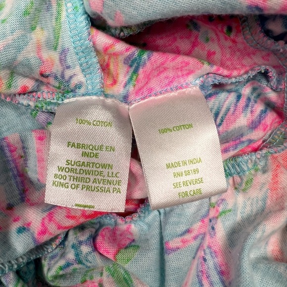 Lilly Pulitzer Malone Dress Womens Small Cay to My Heart Print Celestial Blue - Picture 11 of 12